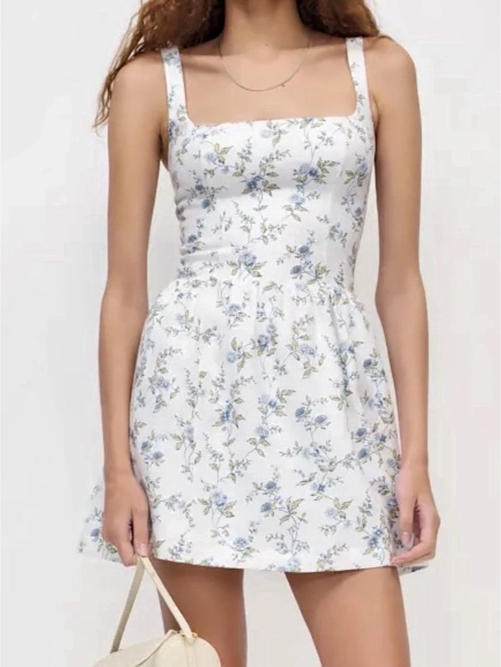 Reformation floral Mini linen Dress